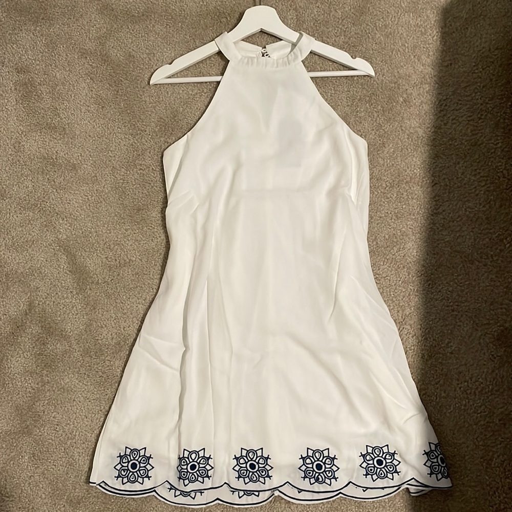 Beautiful detailed white dress